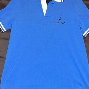 Nautica Men's Blue Polo Shirt